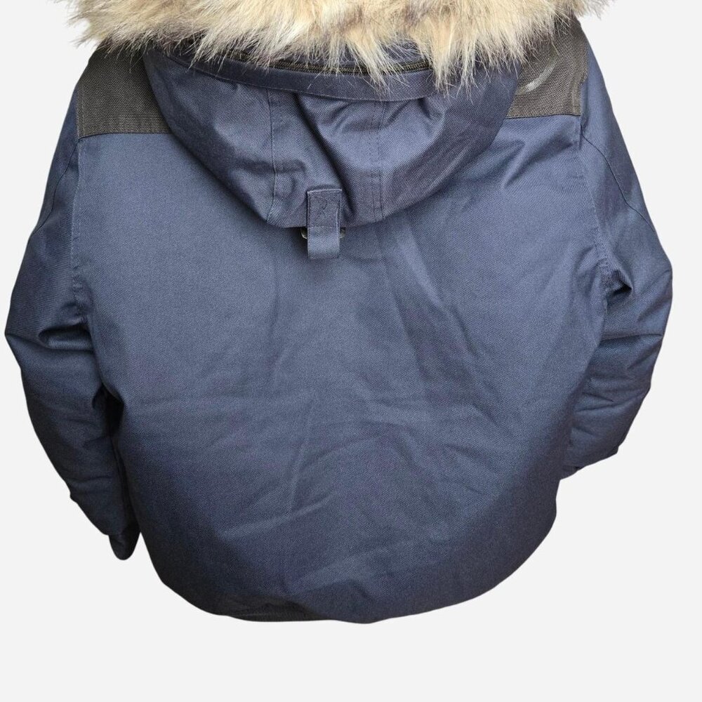 Navy Blue Awaknd Land Heavy Coat Mens Size Large - Picture 5 of 5